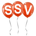 colored balloons with text SSV