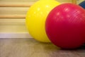 Colored balls for pilates