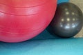 Colored balls for pilates