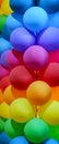 Colored baloons background Royalty Free Stock Photo