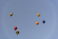 Colored Baloons Fly Away Royalty Free Stock Photo