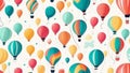 Colored baloons fly in the blue sky Royalty Free Stock Photo