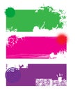 Colored banners Royalty Free Stock Photo