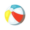 colored beach ball Royalty Free Stock Photo