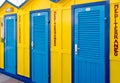 Colored Beach Huts