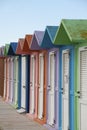 Colored Beach Huts