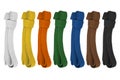 Colored belts Royalty Free Stock Photo