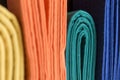 Colored belts Royalty Free Stock Photo