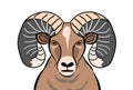 Colored Bighorn sheep