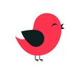 Colored Bird vector illustration