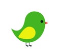 Colored Bird vector illustration