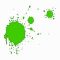 Colored blots icon. Flat isolated illustration for your web design