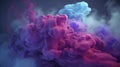 Colored blue purple clouds, smoke. Abstract background with clouds of smoke Royalty Free Stock Photo