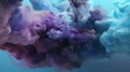 Colored blue purple clouds, smoke. Abstract background with clouds of smoke Royalty Free Stock Photo