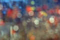 Colored blurred autumn background