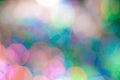 colored blurry round spots of warm shades for a pale greenish background Royalty Free Stock Photo