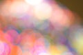 Colored blurry round spots of warm shades for pale red-green background Royalty Free Stock Photo