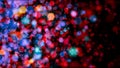 Colored bokeh backdrop