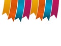 colored bookmarks ribbon element image Royalty Free Stock Photo