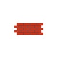 colored Brick wall illustration. Element of construction tools for mobile concept and web apps. Detailed Brick wall illustration c Royalty Free Stock Photo