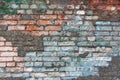 Colored brick wall, texture Royalty Free Stock Photo