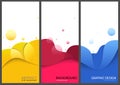 Colored Business Banners or Brochure Templates