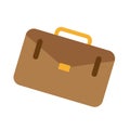 Colored business suitcase icon Vector Royalty Free Stock Photo