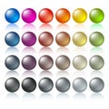 Colored buttons Royalty Free Stock Photo