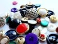 Amazing colored buttons, cute tailoring and fashion items