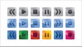 Colored buttons Royalty Free Stock Photo