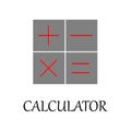 colored calculator signs icon. Element of web icon for mobile concept and web apps. Detailed colored calculator signs icon can be