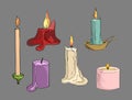 Colored candles