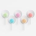 Colored candy