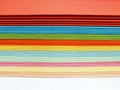 Colored cards Royalty Free Stock Photo