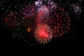 Multicolored Firework Royalty Free Stock Photo