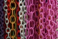 Colored chains Royalty Free Stock Photo