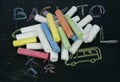 Colored chalk