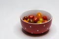 Colored Cherry Tomato. Isolated Royalty Free Stock Photo