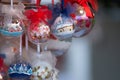 Colored Christmas Ball Hanged On The Christmas Tree