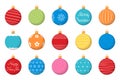 Colored Christmas Balls