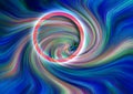 Swirl blue background. Swirl round blue image
