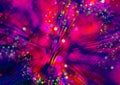 Colorful Christmas bokeh light abstract holiday background Royalty Free Stock Photo