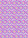 Colored circles seamless paattern. Hand made multicolored round shapes on white background. Simple pattern for textile