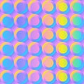 Colored circles seamless pattern Royalty Free Stock Photo