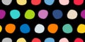 Colored circles. Seamless pattern background for your design Royalty Free Stock Photo