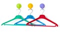 Colored Clotheshangers Royalty Free Stock Photo