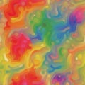 a colored coiling background, intricate repeatable pattern