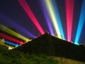 Colored or Coloured Light Beams