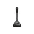 Colored crayon silhouette of toilet plunger icon Royalty Free Stock Photo