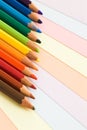 Colored crayons Royalty Free Stock Photo